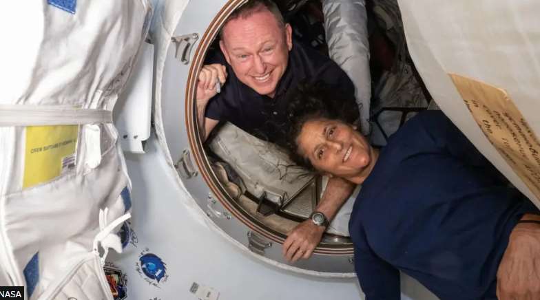 Barry 'Butch' Wilmore and Sunita Williams - visiting ISS